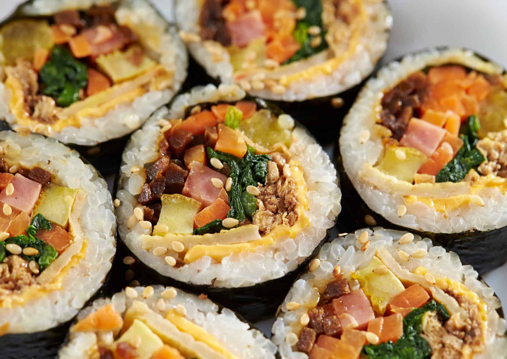 gimbap vs sushi