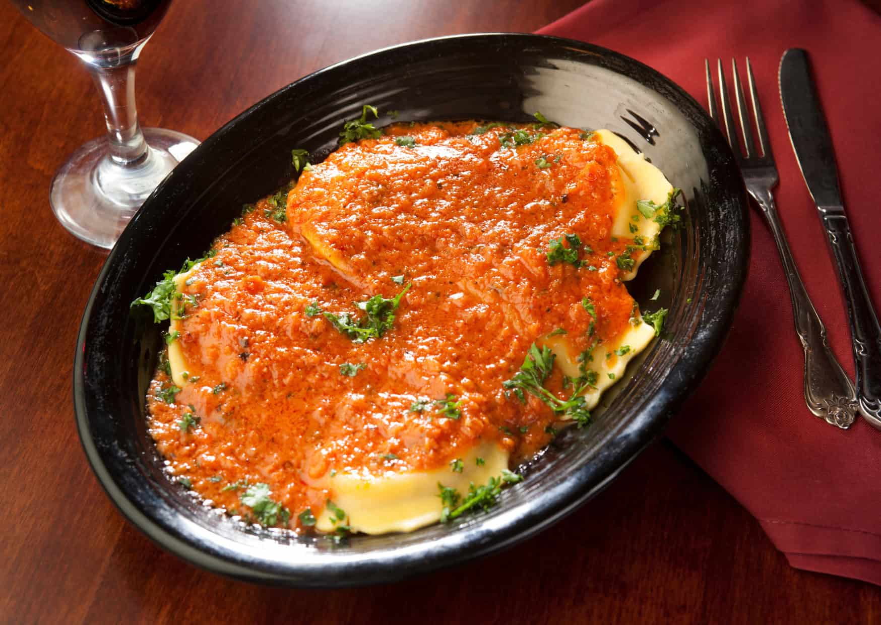 The Italian Recipes America Changed So Much They Became New Dishes 10 Ravioli with marinara 10 Italian Recipes That Americans Changed Are They Better