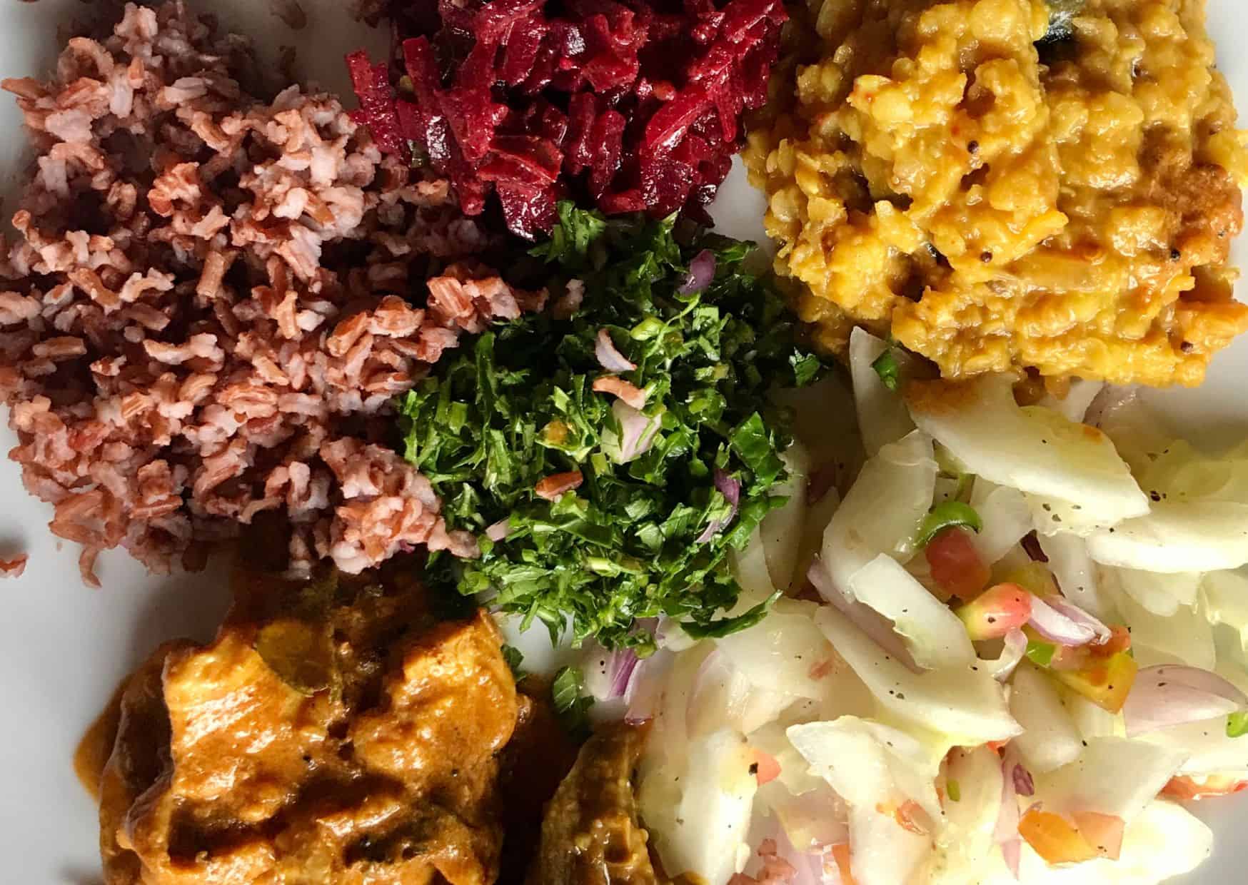 Most Popular Food in Sri Lanka: Rice And Curry