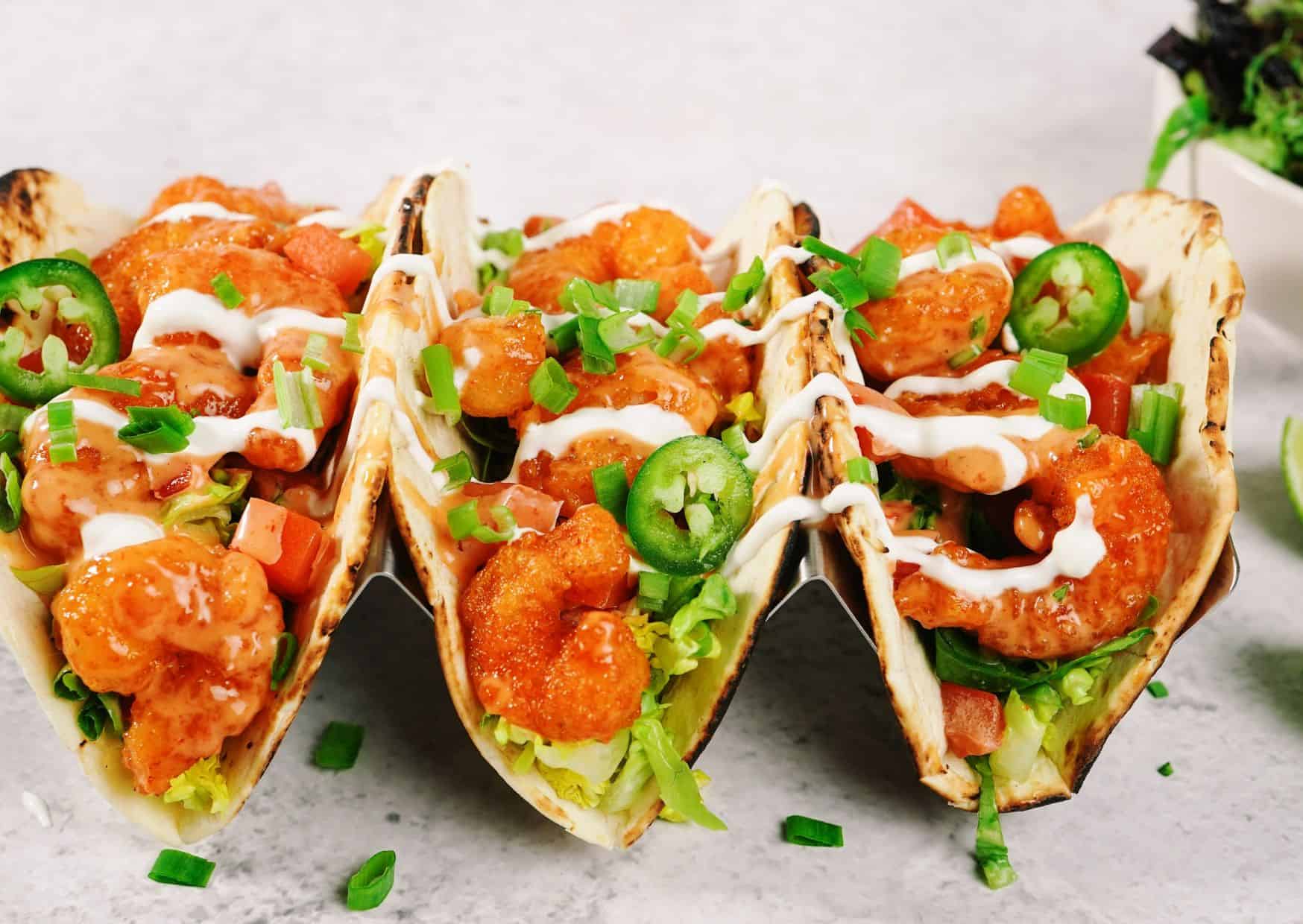 Spicy Shrimp Tacos, 