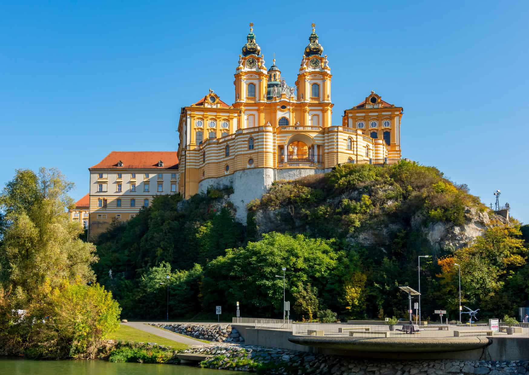 Want to Move Abroad? 6 Countries Making Residency Surprisingly Simple for Americans With Savings 6 Melk abbey in Wachau valley Austria