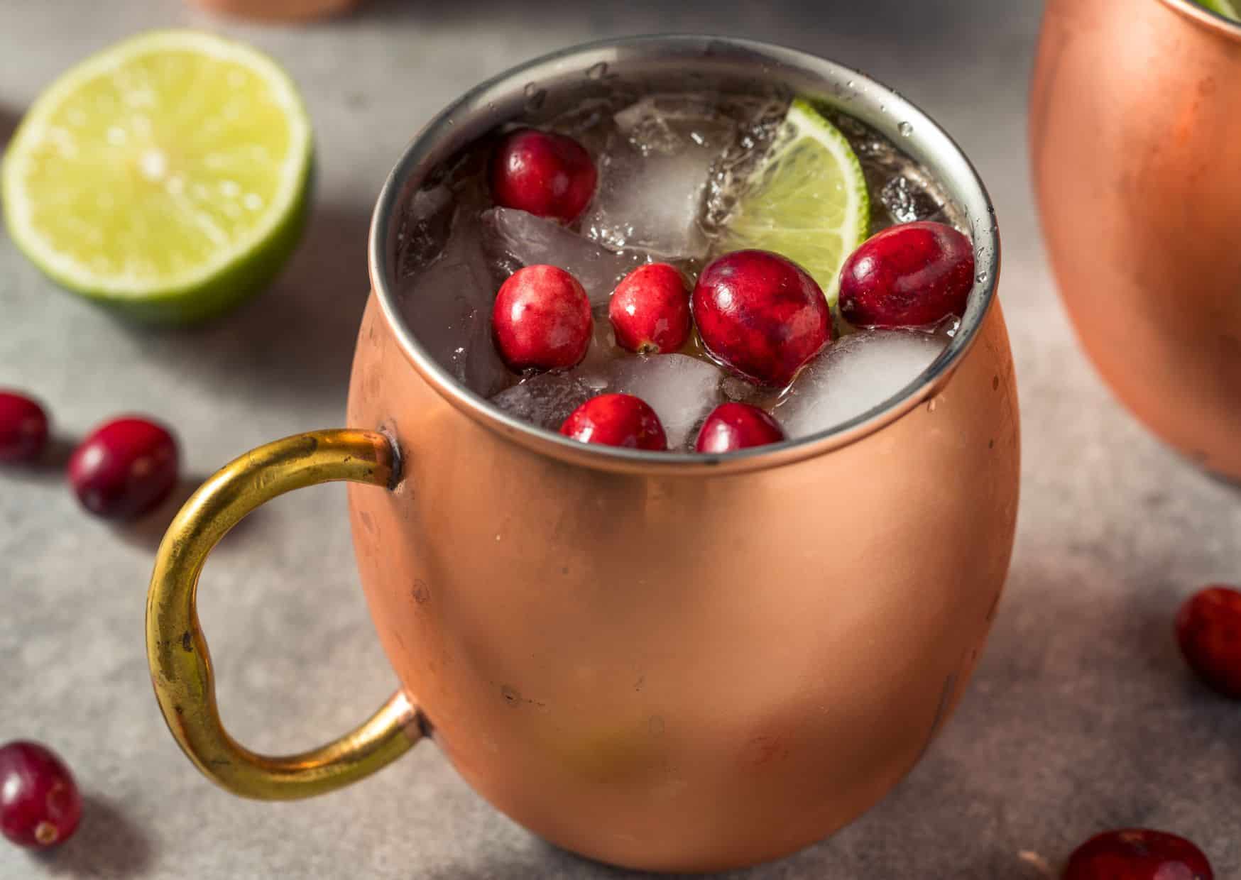 Cranberry Moscow Mule