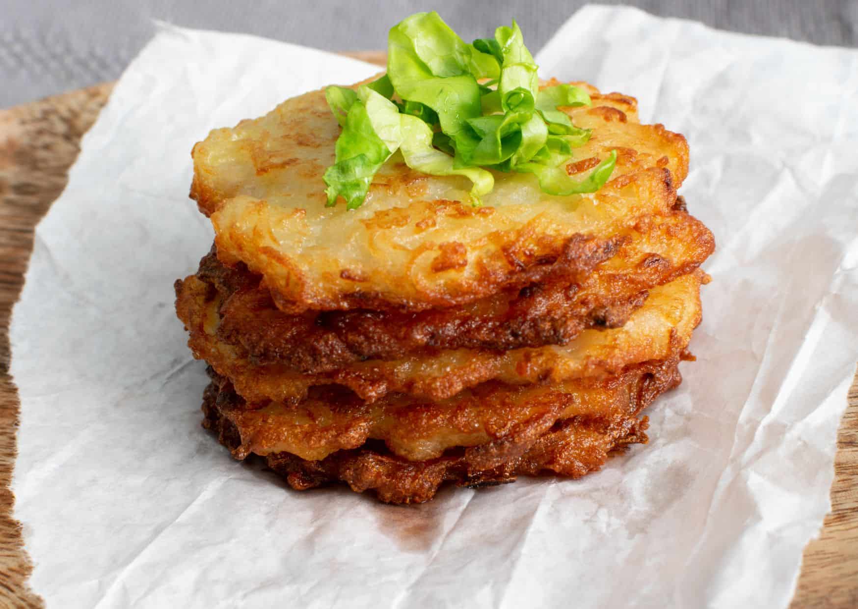 Potato Pancakes (Reibekuchen or Latkes)