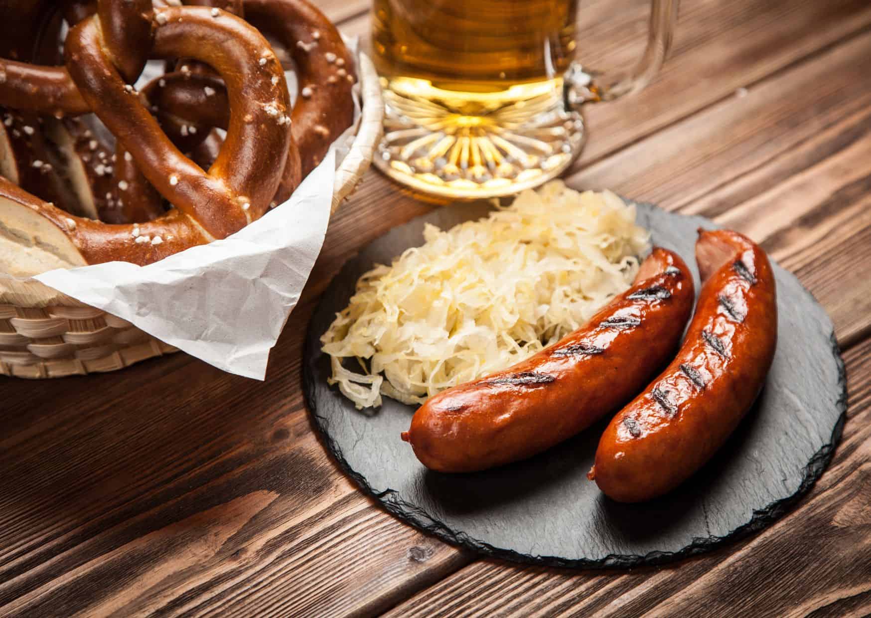 Sausages and Pretzels
