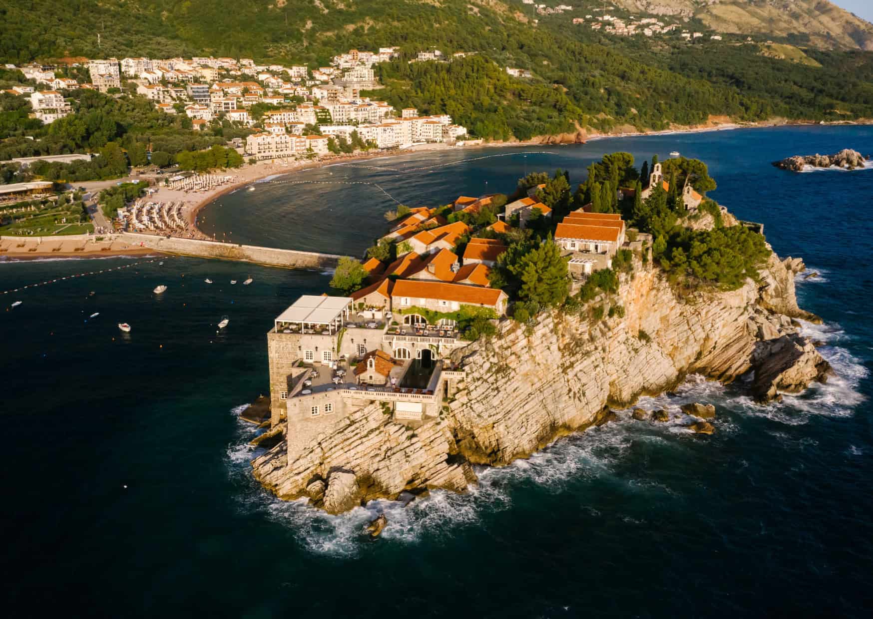13 ‘Secret’ Offbeat European Beaches You’d Swear Are in the Caribbean 5 Sveti Stefan Montenegro 13 ‘Secret Offbeat European Beaches Youd Swear Are in the Caribbean 1