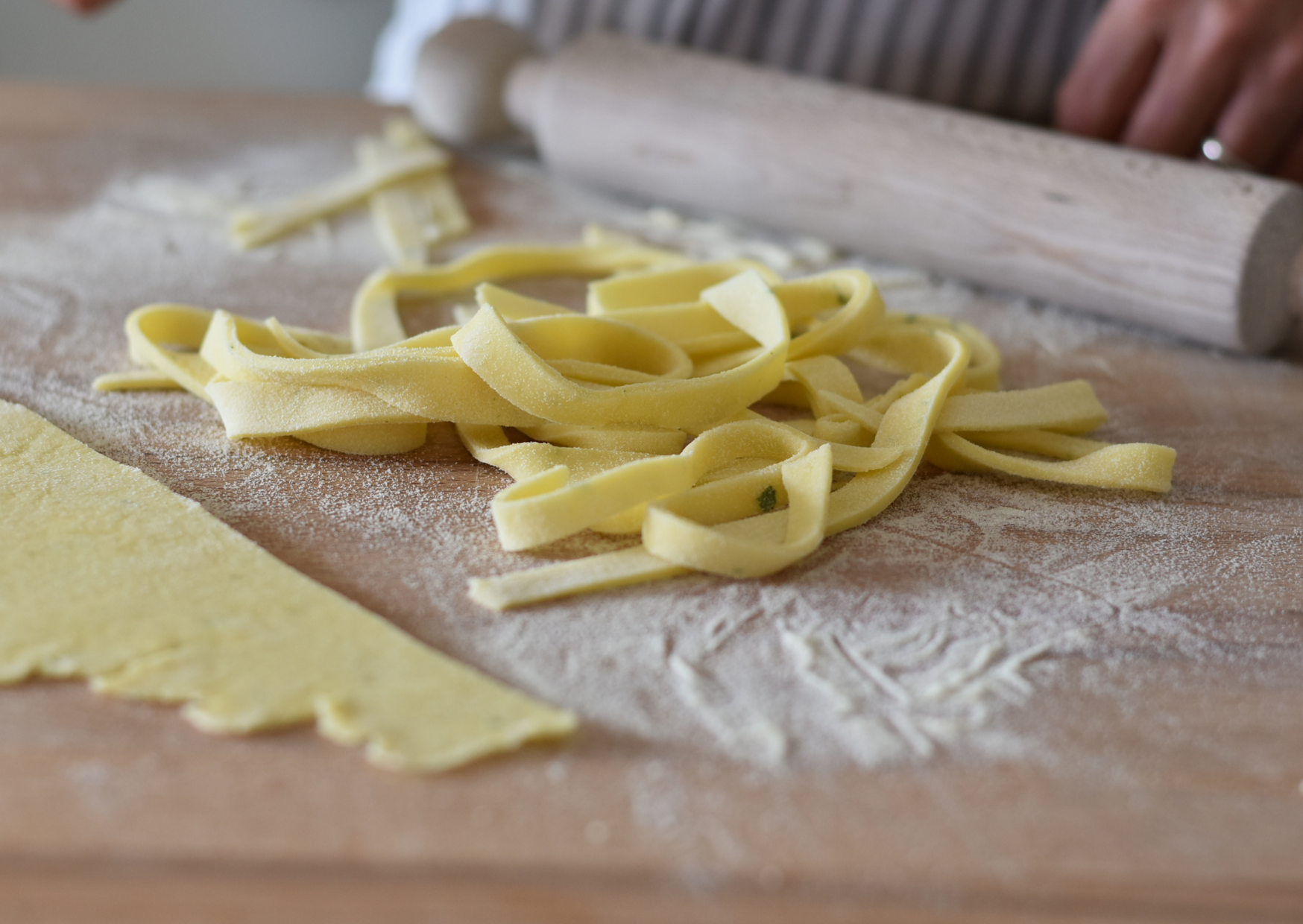 cooking pasta in Naples