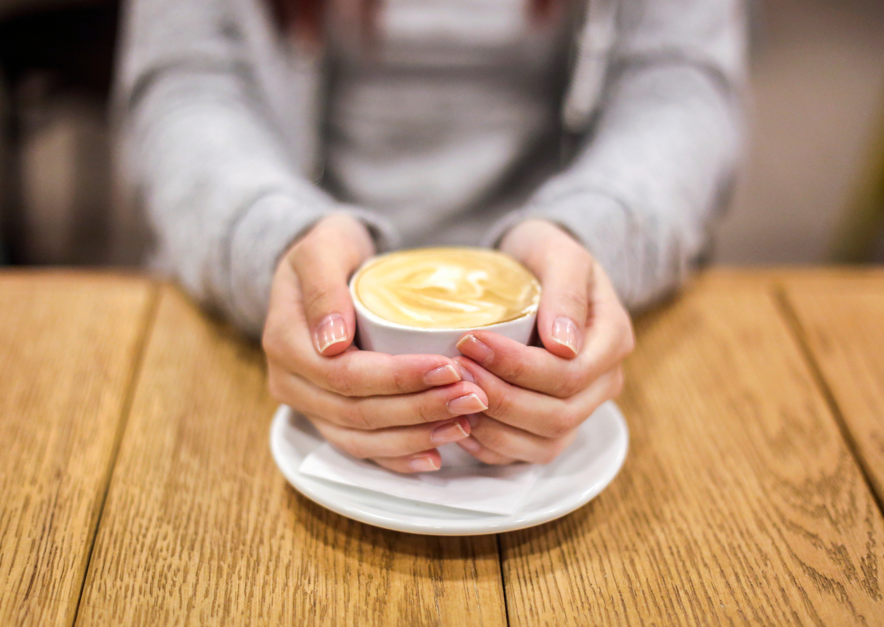 drinking cappucino 4