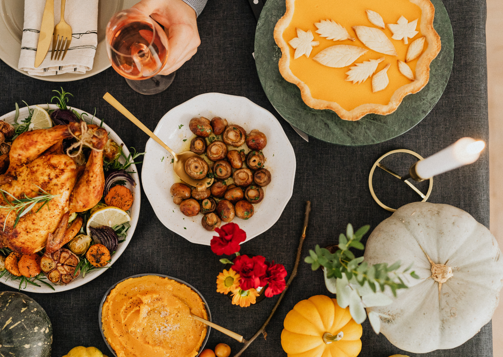 non traditional thanksgiving dinner