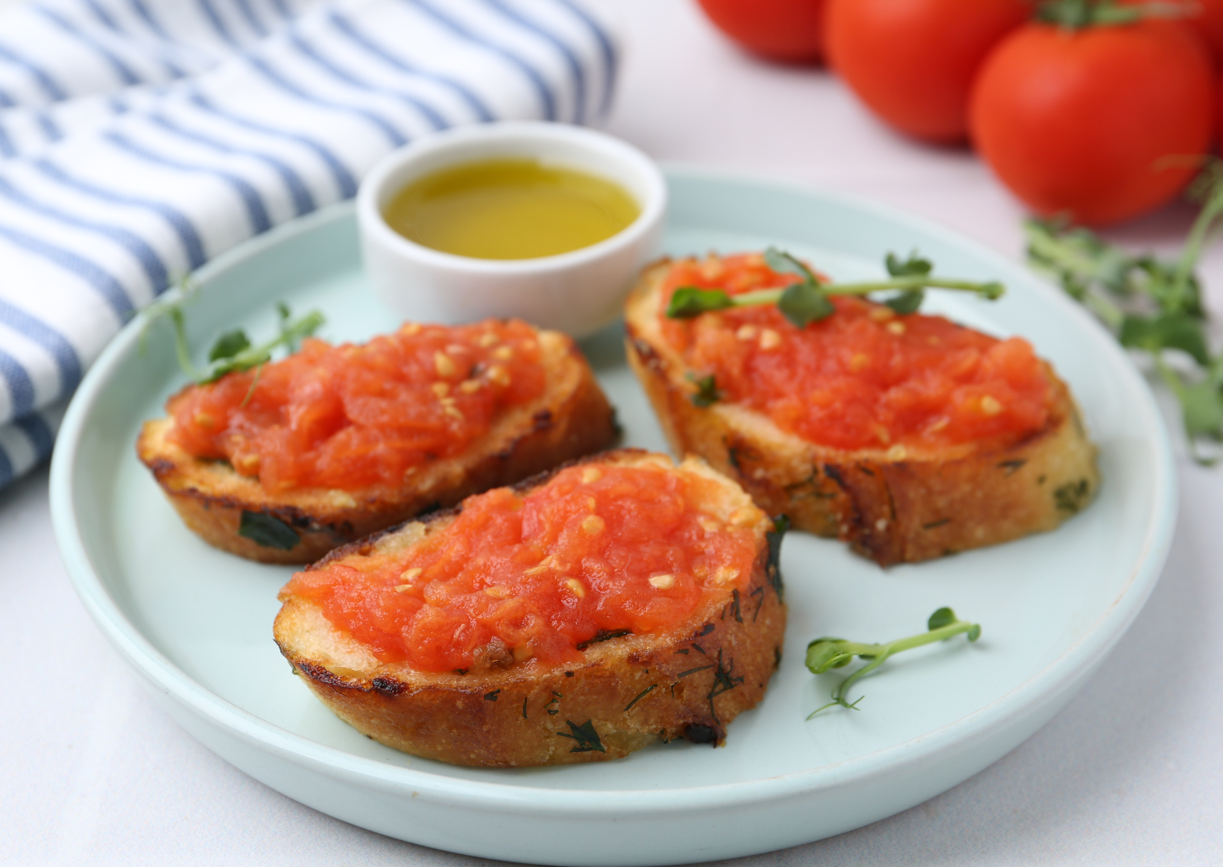 Tapas Pan con tomate