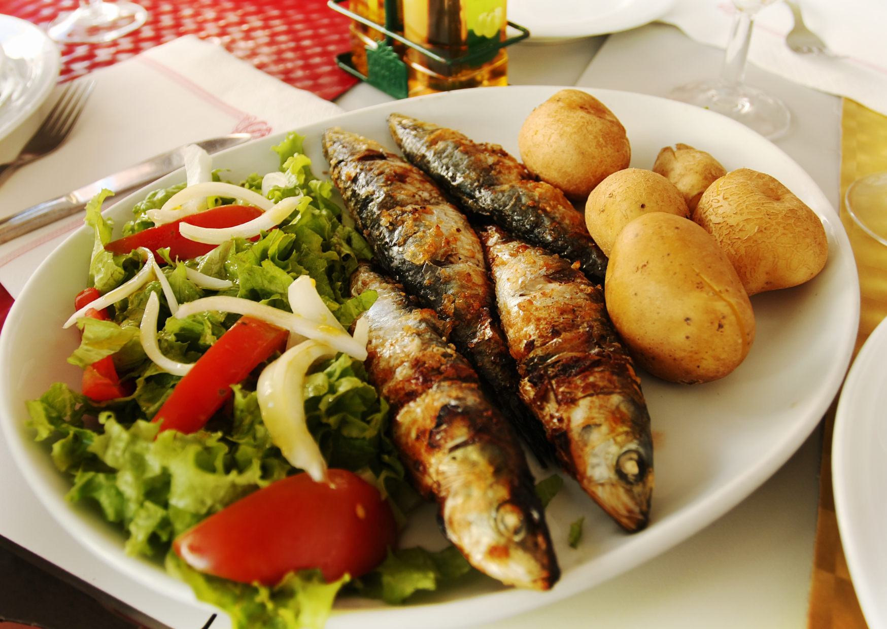 Portuguese pan seared fish