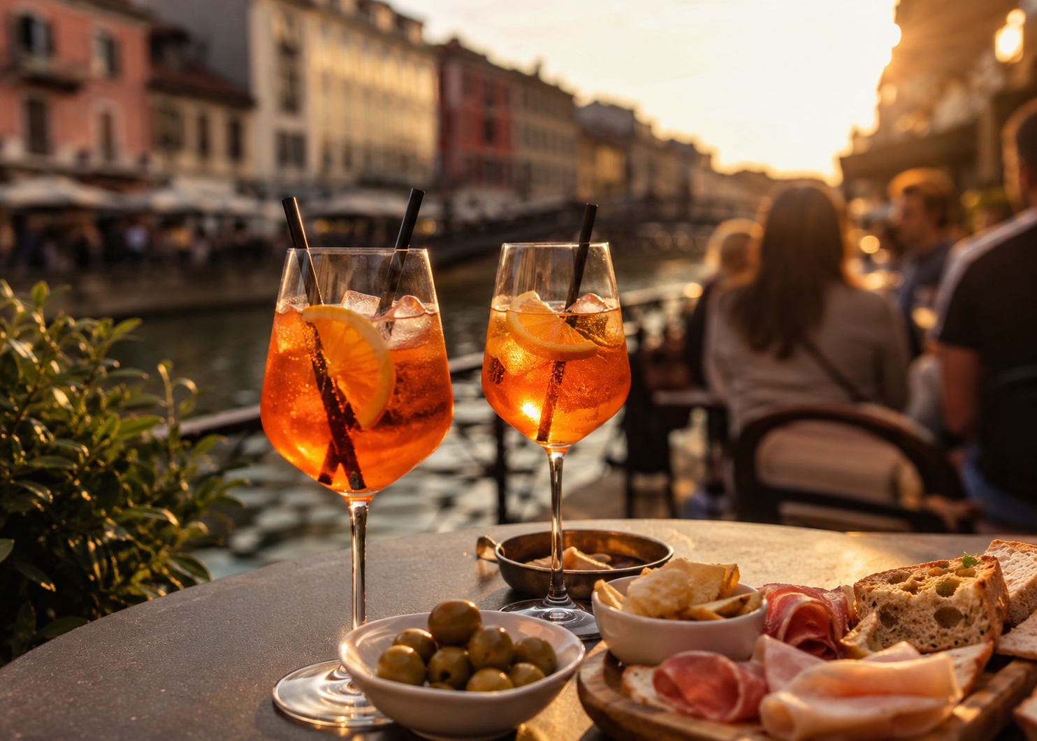 Milan Aperitivo Rules and Drink Culture: The Drink Order In Milan That Tells The Waiter The American Couple Won't Tip Well 5 Italian drinks 5