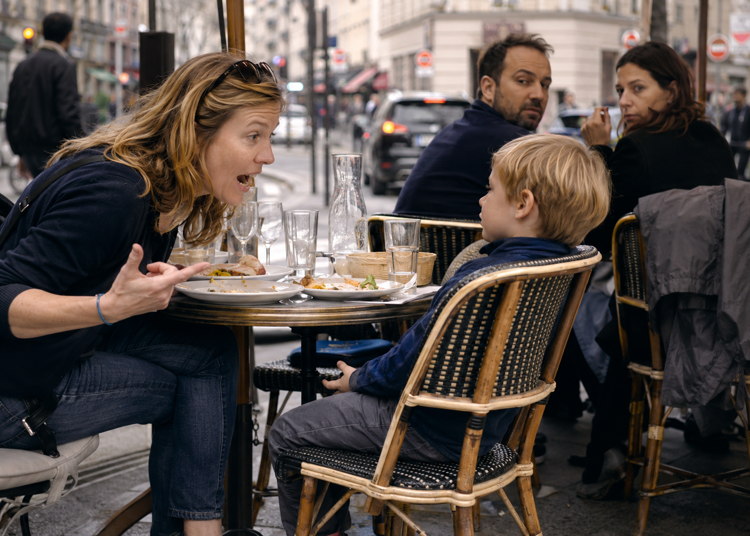 Why European Diners Quietly Avoid Tables With American Families 3 kids 3