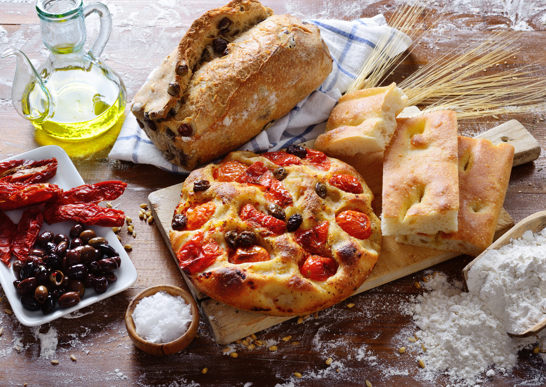 Focaccia Genovese Has a Rival: How to Make Focaccia Barese, the Tomato-Topped Version From the South 5 Focaccia Barese 5