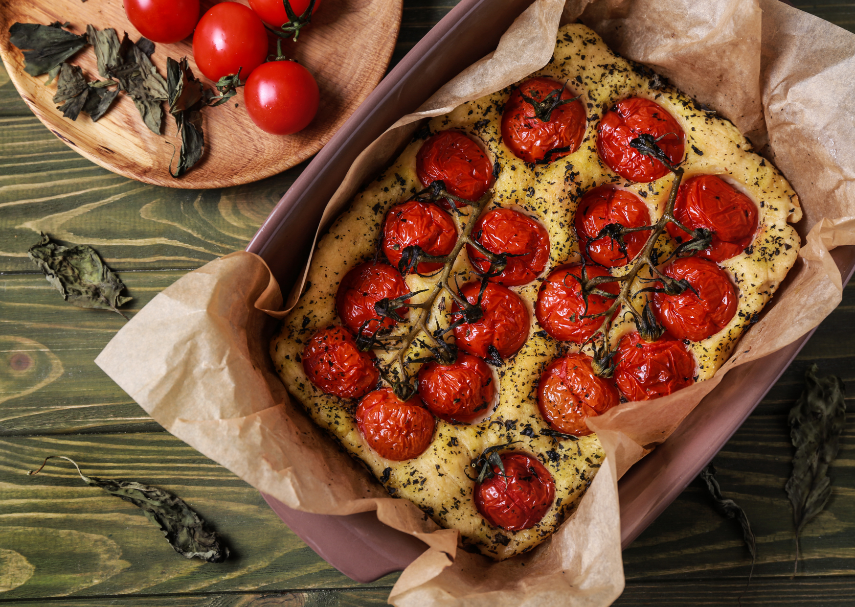 Focaccia Genovese Has a Rival: How to Make Focaccia Barese, the Tomato-Topped Version From the South 4 Focaccia Barese 6