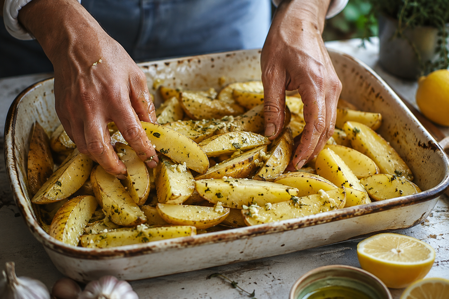 greek lemon potatoes 5