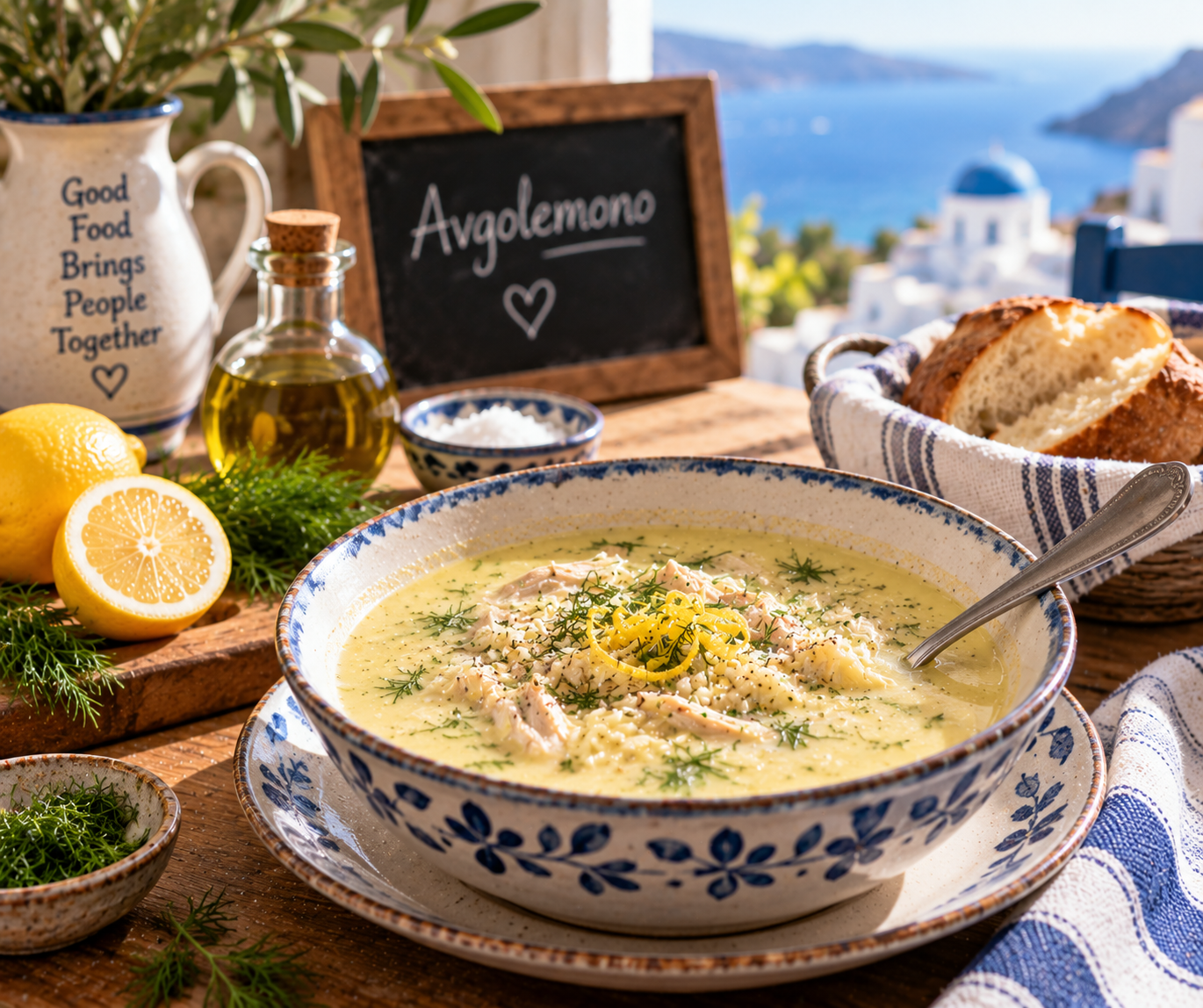 Rice, a Lemon, and Twenty Minutes: The Greek Soup Every Grandmother Makes When Someone's Sick 2 greek soup 2