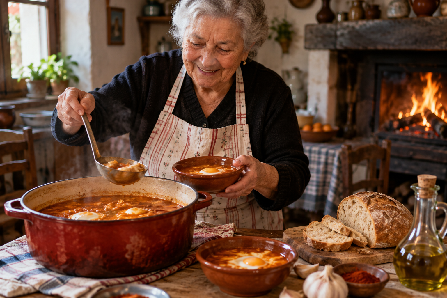 Garlic, Bread, and a Fried Egg: The Spanish Soup Grandmothers Make When Winter Arrives 2 garlic 2